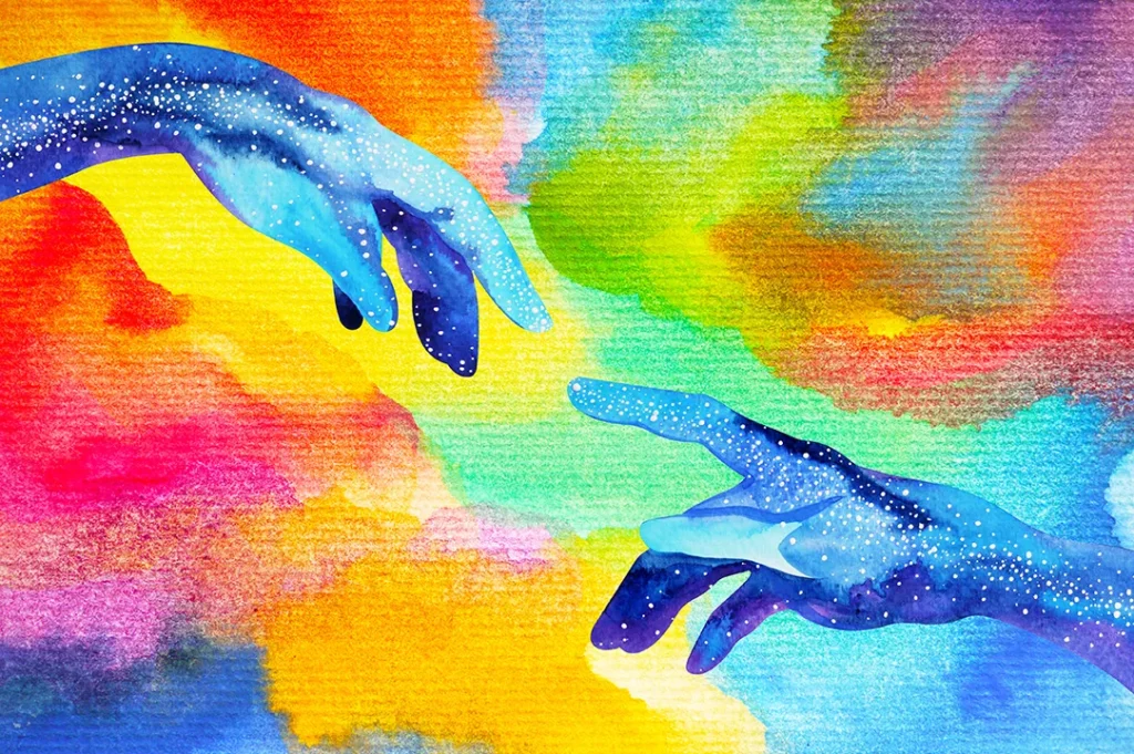 Los colores también pueden influir en la percepción del arte y los espacios.