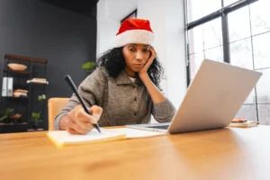 ¿Cómo se llama la depresión navideña? Blues de Navidad.