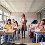 Pedagogía crítica de Paulo Freire con estudiantes en círculo de diálogo.