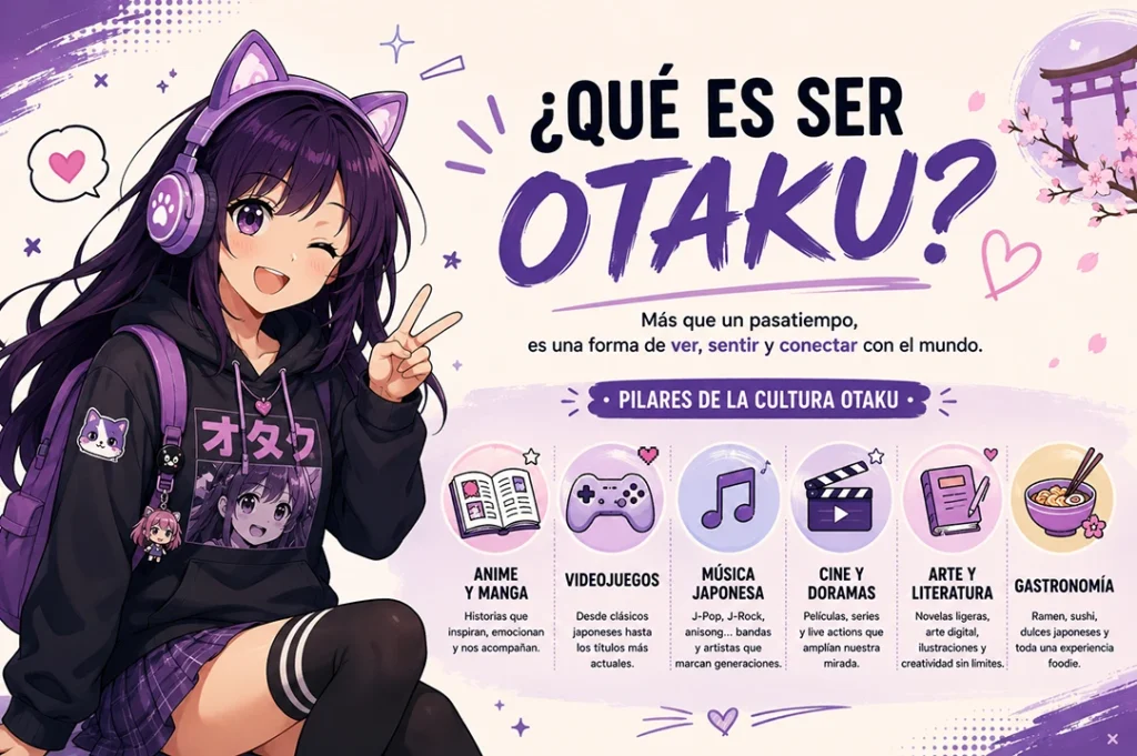 Ser otaku en 2026 significa formar parte de una cultura global: una comunidad impulsada por el anime, el manga, los videojuegos y las redes sociales.