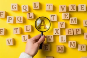 Juego de búsqueda de letras