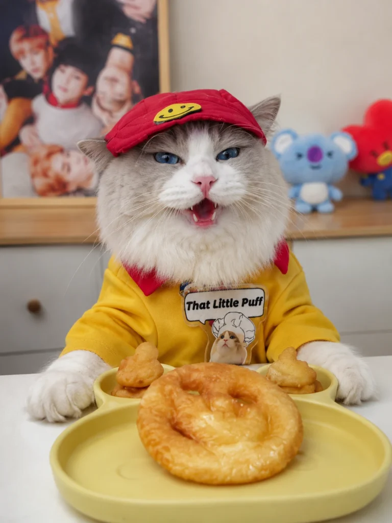 Puff representa una nueva etapa en el impacto de los gatos en las redes sociales: ya es toda una marca.