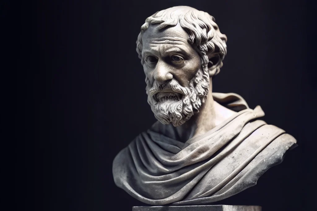 Filósofo Aristóteles y el concepto de ethos universitario.